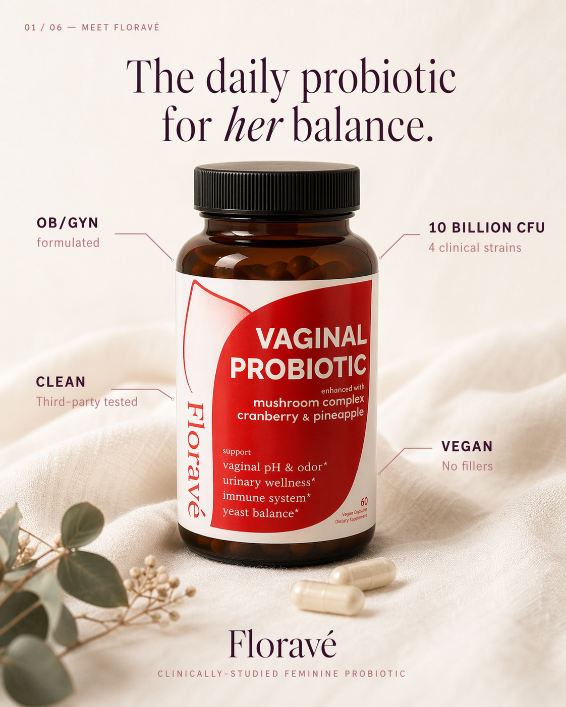 Floravé Vaginal Probiotic
